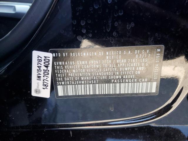 3VW2B7AJ9HM324587 Volkswagen 1.4 tsi