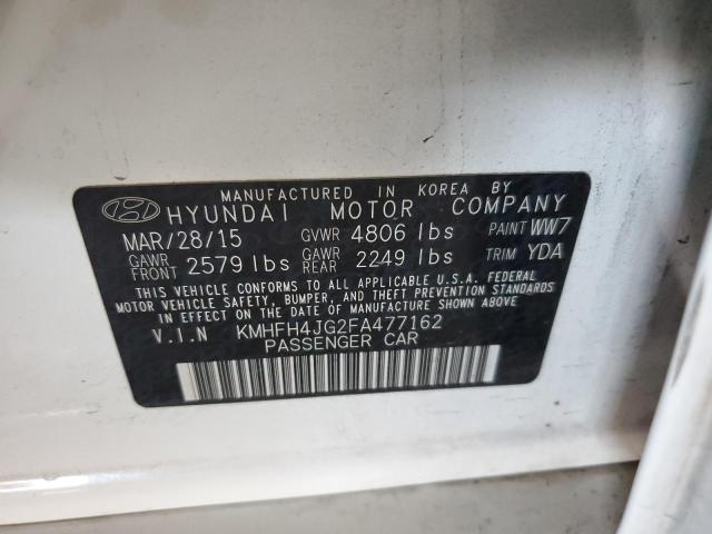 KMHFH4JG2FA477162 Hyundai dohc gdi lambda ii