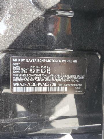 WBAJE7C36HWA03708 BMW 2017