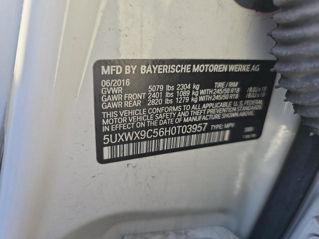 5UXWX9C56H0T03957 BMW X3