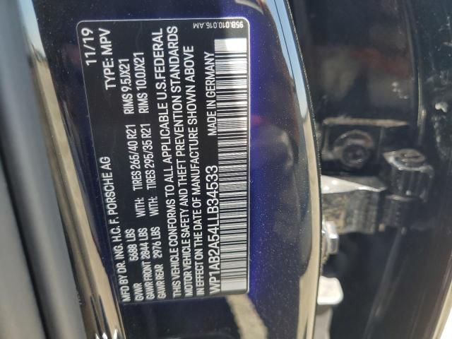 WP1AB2A54LLB34533 Porsche Macan