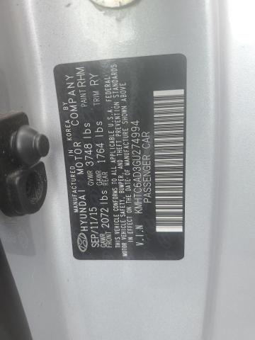 KMHTC6AD3GU274994 Hyundai Veloster