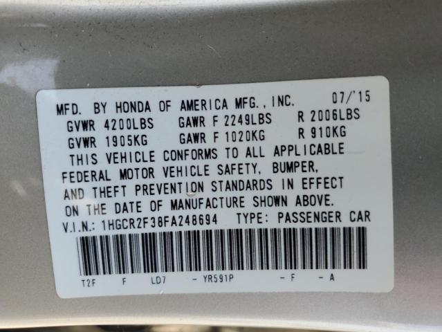 1HGCR2F38FA248694 Honda k24w1