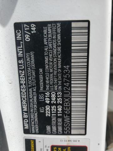 55SWF6EBXJU247534 Mercedes-Benz m276