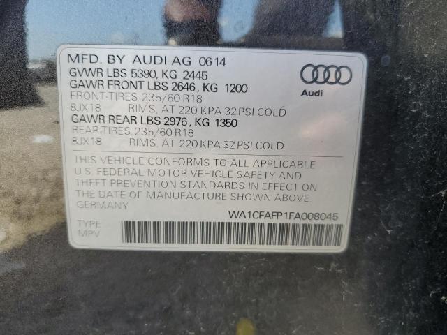 WA1CFAFP1FA008045 Audi Q5 PREMIUM