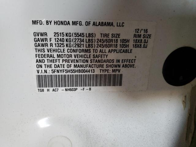 5FNYF5H55HB004413 Honda j35y6