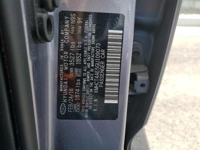 KMHCT4AE5GU109073 Hyundai dohc gdi gamma