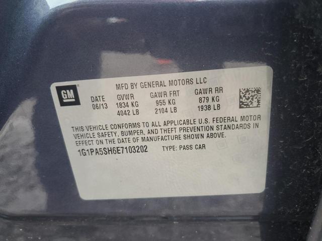 1G1PA5SH6E7103202 Chevrolet CRUZE LS