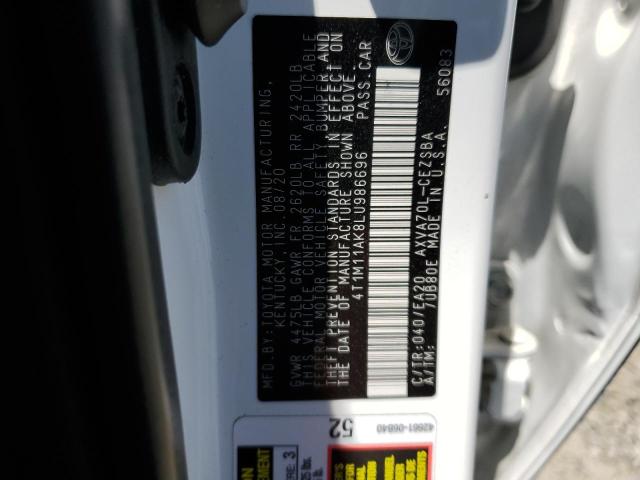 4T1M11AK8LU986696 Toyota CAMRY SE