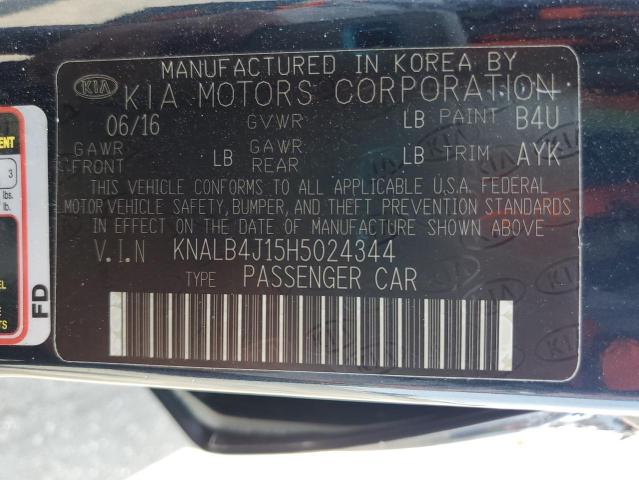 KNALB4J15H5024344 KIA gdi lambda ii