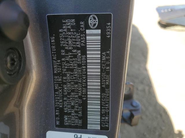 4T1BF1FK4FU481096 Toyota 2ar-fe
