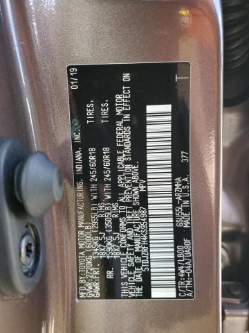 5TDJZRFH4KS954987 Toyota 2gr-fks