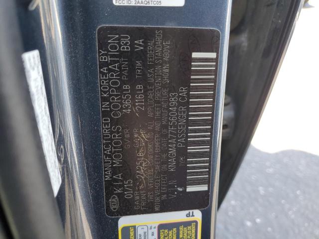KNAGM4A77F5604983 KIA dohc gdi theta ii
