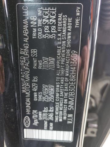 5NMJB3DE8RH413609 Hyundai gdi theta iii