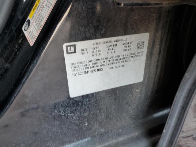1G1BC5SM1H7274073 Chevrolet le2 -di: direct injection, vvt: variable valve timing, gen, alum