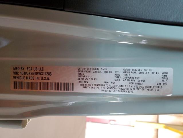1C4PJXEN9RW311283 Jeep 2024