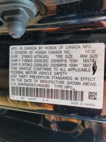 2HKRW2H51LH642283 Honda CR-V EX