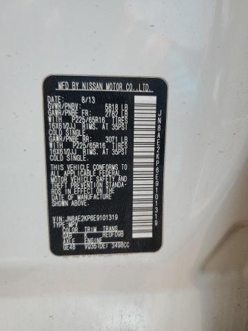 JN8AE2KP6E9101319 Nissan Quest