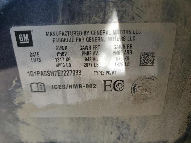 1G1PA5SH7E7227933 Chevrolet luw