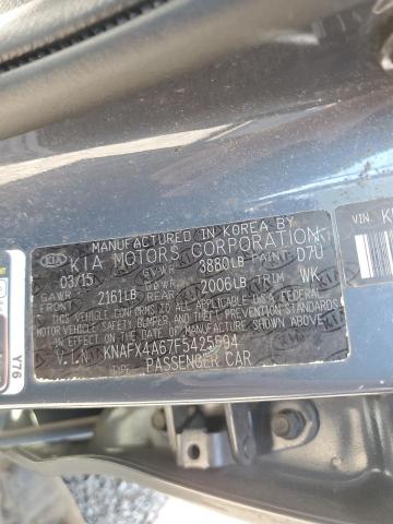 KNAFX4A67F5425594 KIA dohc mpi nu