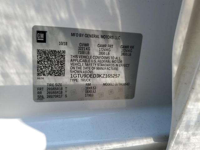1GTU9DED3KZ165257 GMC SIERRA K15