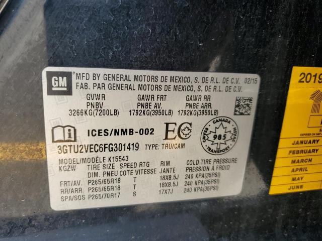 3GTU2VEC6FG301419 GMC SIERRA K15