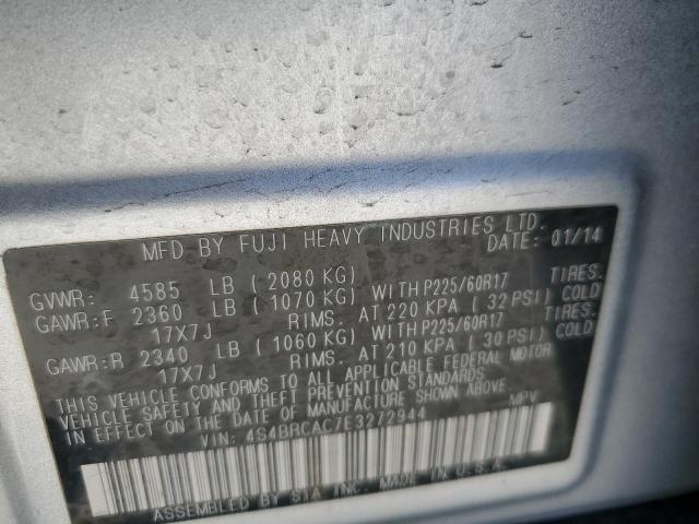 4S4BRCAC7E3272944 Subaru 2.5na u6