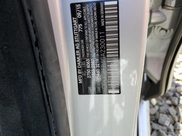 WDDUG8FB4GA230011 Mercedes-Benz 2016