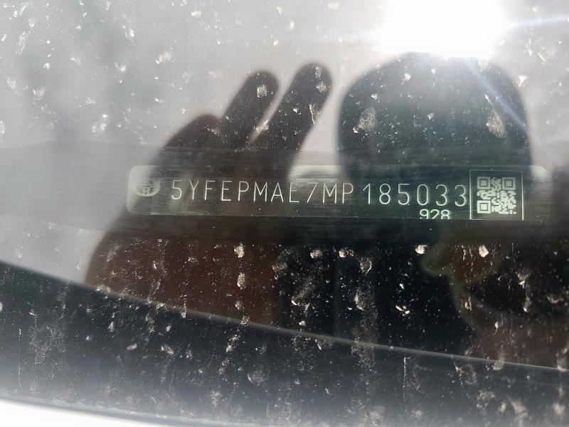 5YFEPMAE7MP185033 Toyota 2zr-fae