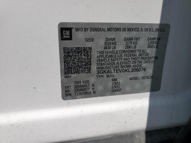 3GKALTEV0KL306076 GMC TERRAIN SL