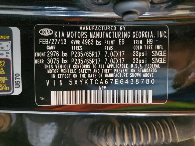 5XYKTCA67EG438780 KIA dohc t-gdi theta-ii