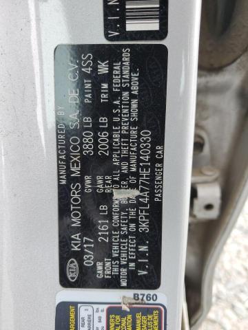 3KPFL4A77HE140330 KIA mpi nu