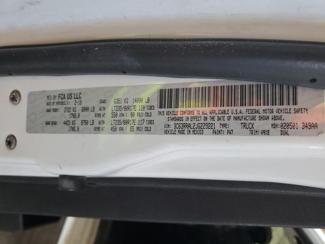 3C63RRAL2JG229221 RAM 2018