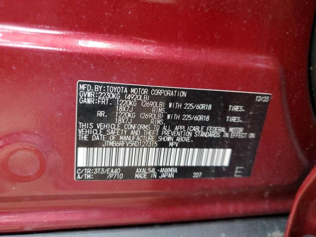 JTMB6RFV5RD127315 Toyota a25a-fxs