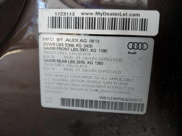 WA1LFAFP9EA043012 Audi 2014