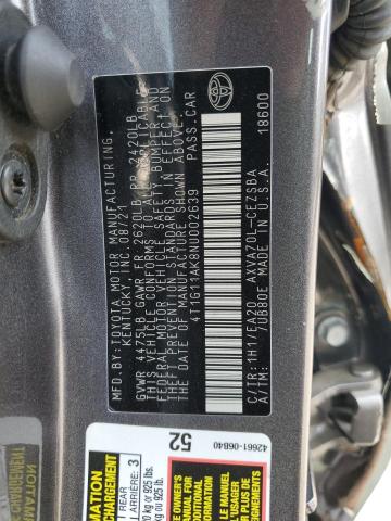 4T1G11AK8NU002639 Toyota a25a-fks