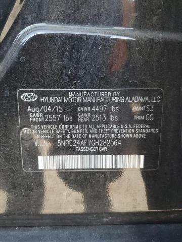 5NPE24AF7GH282564 Hyundai dohc gdi theta-ii