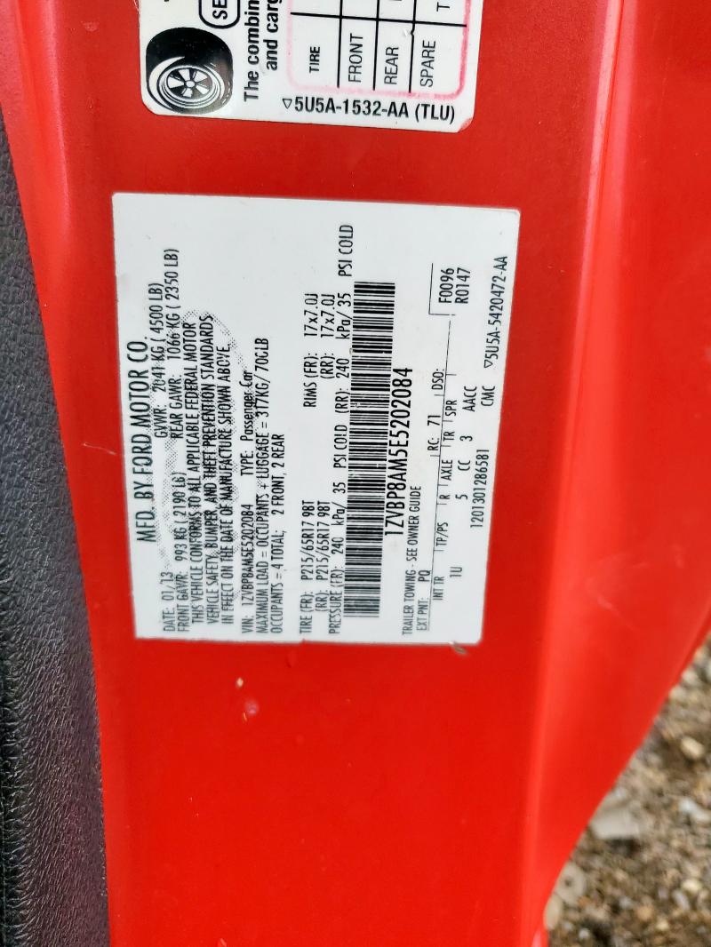 1ZVBP8AM5E5202084 Ford 2014