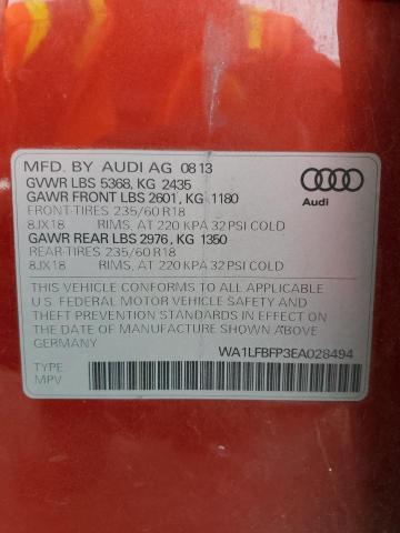 WA1LFBFP3EA028494 Audi Q5 PREMIUM
