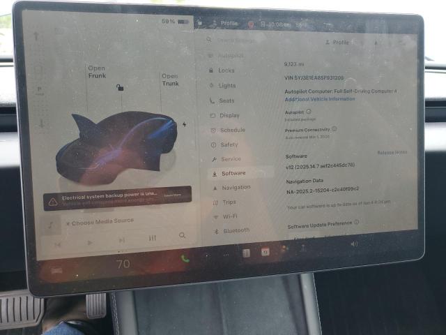 5YJ3E1EA8SF931209 Tesla MODEL 3
