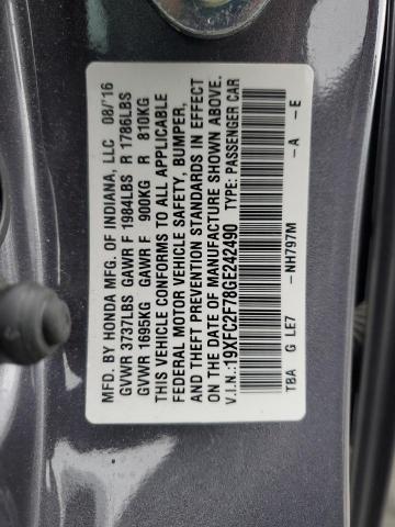 19XFC2F78GE242490 Honda CIVIC EX