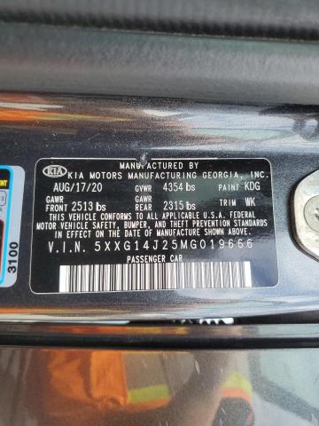 5XXG14J25MG019666 KIA t-gdi gamma ii