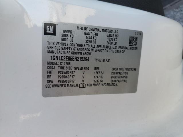 1GNLC2E05ER215294 Chevrolet lmg - flex fuel (gas/alc), cylinder deactivation iron