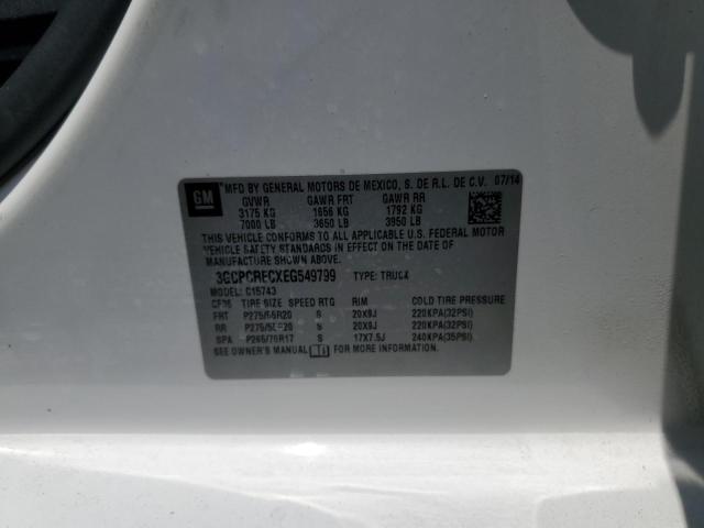 3GCPCRECXEG549799 Chevrolet l83 - vvt, afm (active fuel management), aluminum