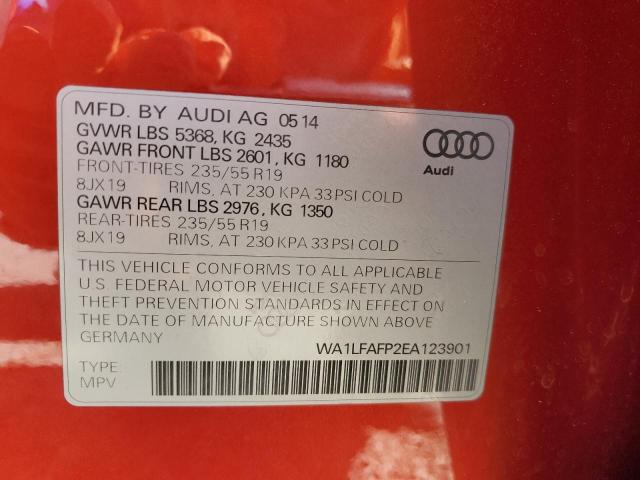 WA1LFAFP2EA123901 Audi 2014