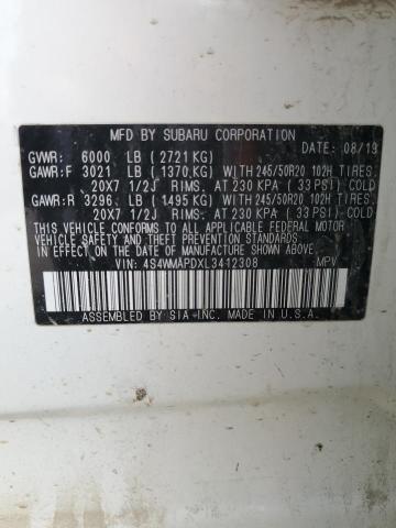 4S4WMAPDXL3412308 Subaru Ascent