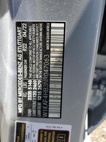 W1KAF4HB3NR047063 Mercedes-Benz C 300 4MAT