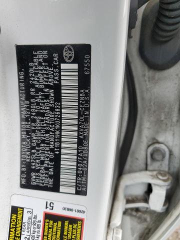 4T1B11HK1KU726832 Toyota a25a-fks