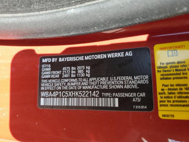 WBA4P1C5XHK522142 BMW 440I