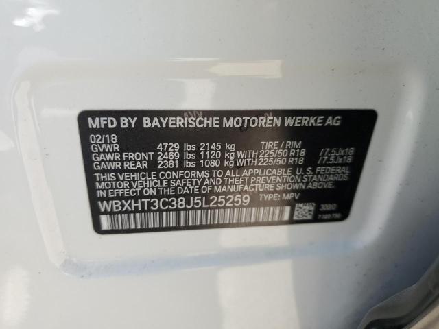 WBXHT3C38J5L25259 BMW X1